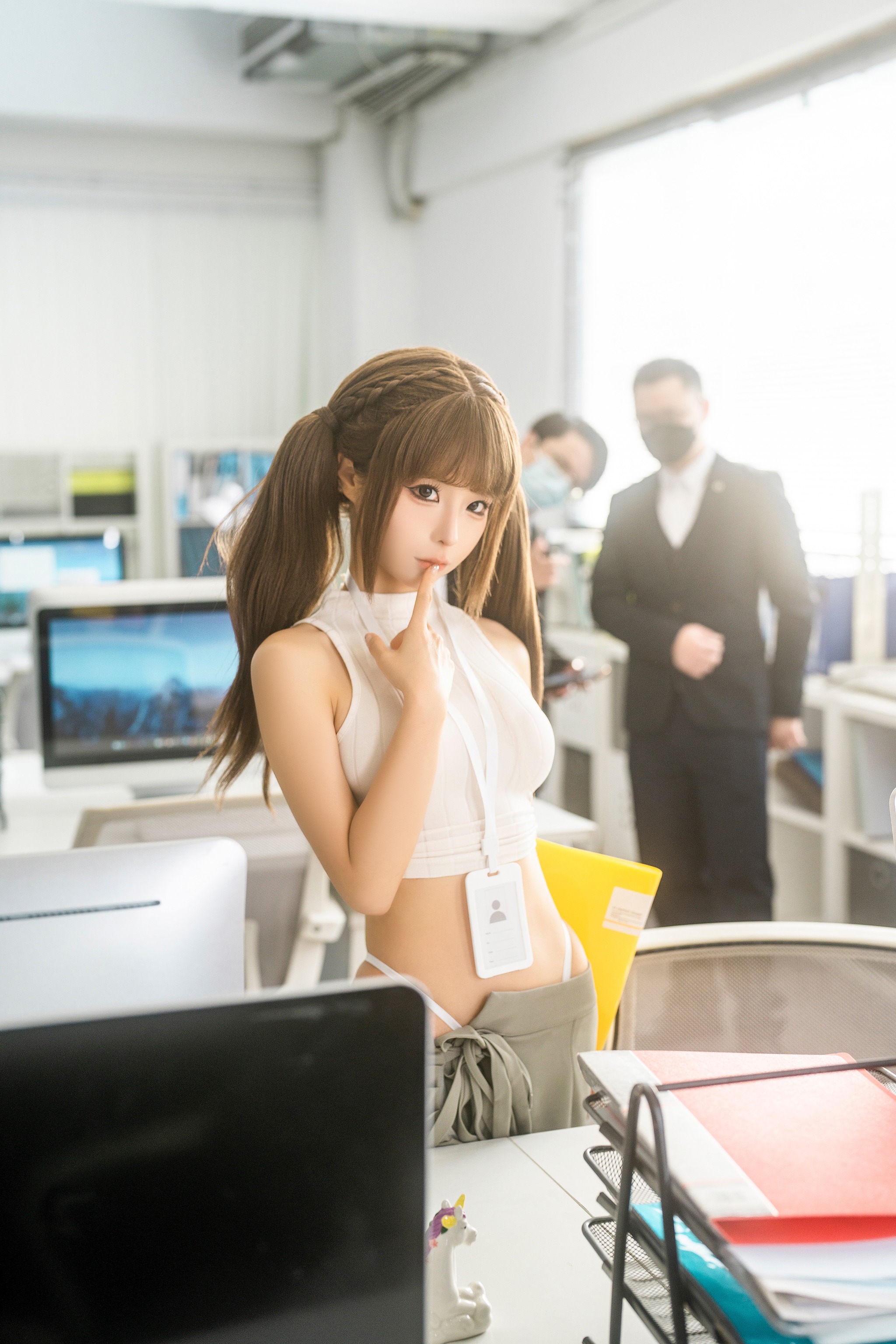 图片[1]-蠢沫沫 – NO.324  四月T3订阅《工作时间》[98P]-XikXak